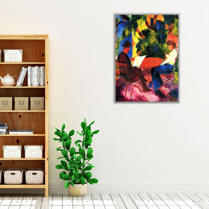 At the Garden Table, 1914 - Canvas Print Wall Art