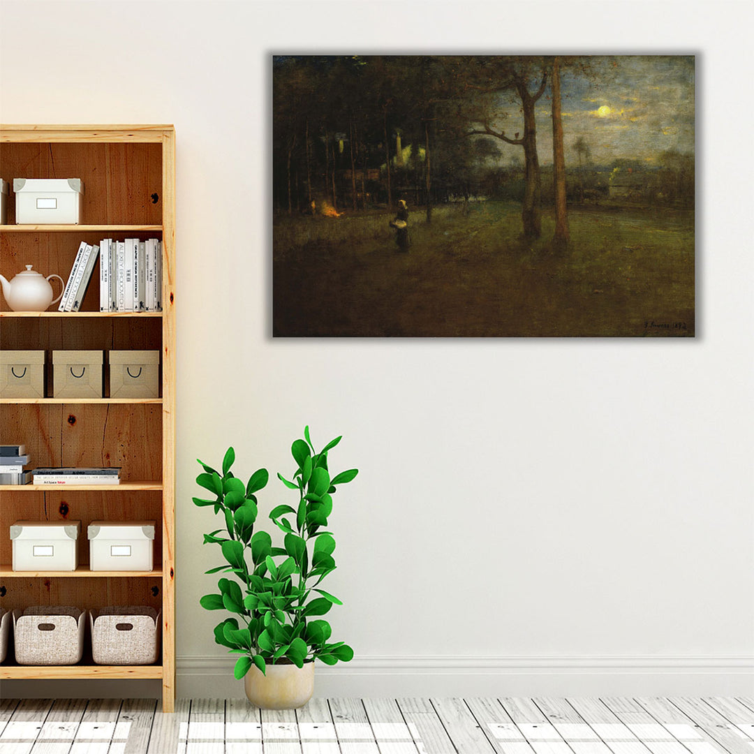 Moonlight, Tarpon Springs - Canvas Print Wall Art