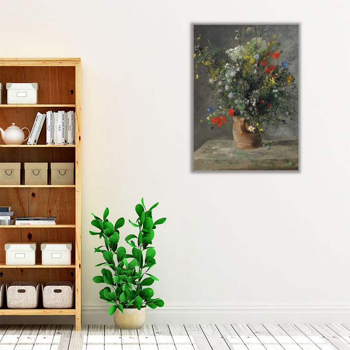 Flowers in a Vase, 1866 - Canvas Print Wall Art
