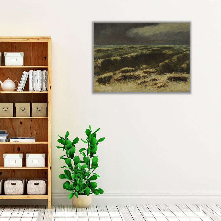 Mer Orageuse - Canvas Print Wall Art