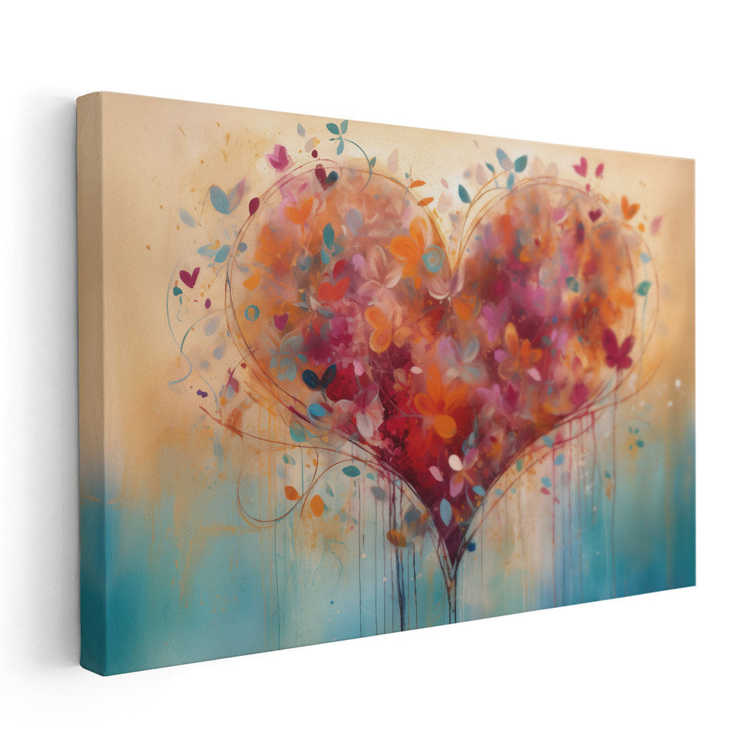 Authentic Love Whimsy - Canvas Print Wall Art