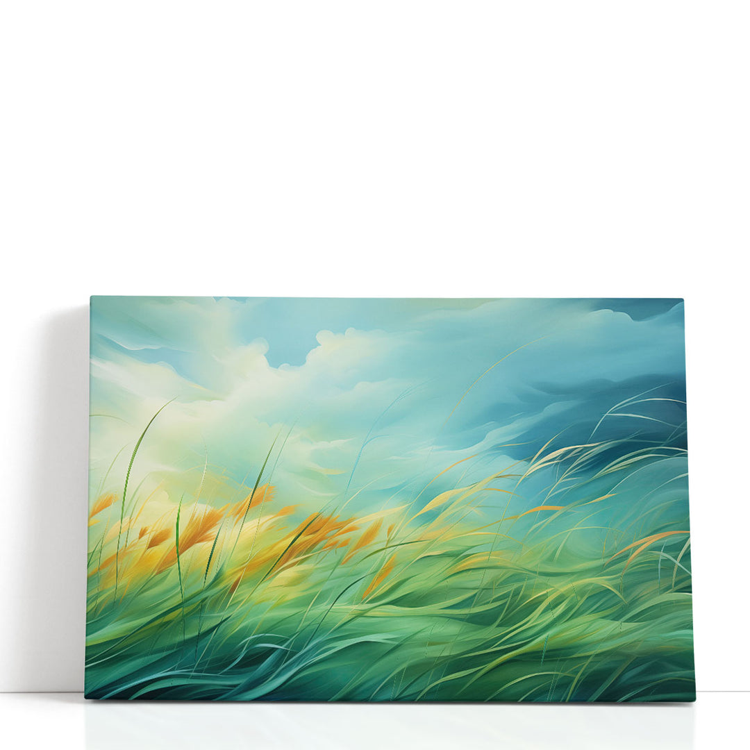 Dreamy Green Oasis - Canvas Print Wall Art