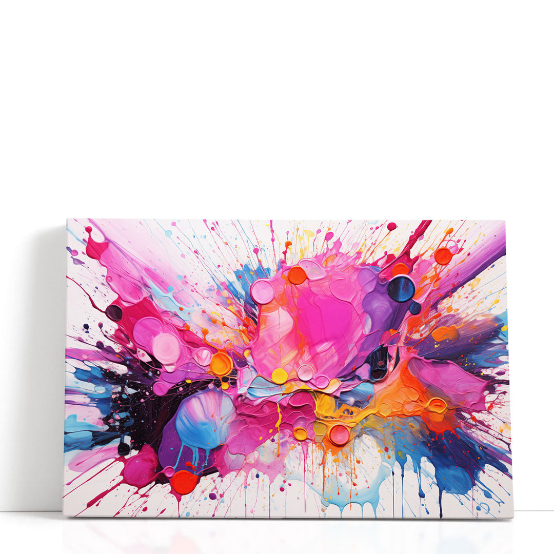 Splash Spectrum - Canvas Print Wall Art