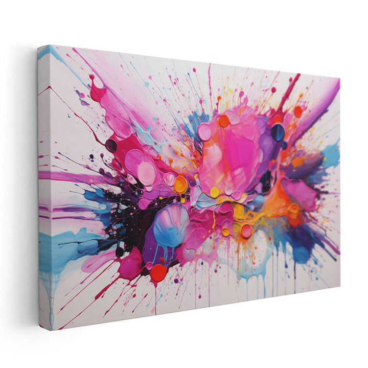 Splash Spectrum - Canvas Print Wall Art