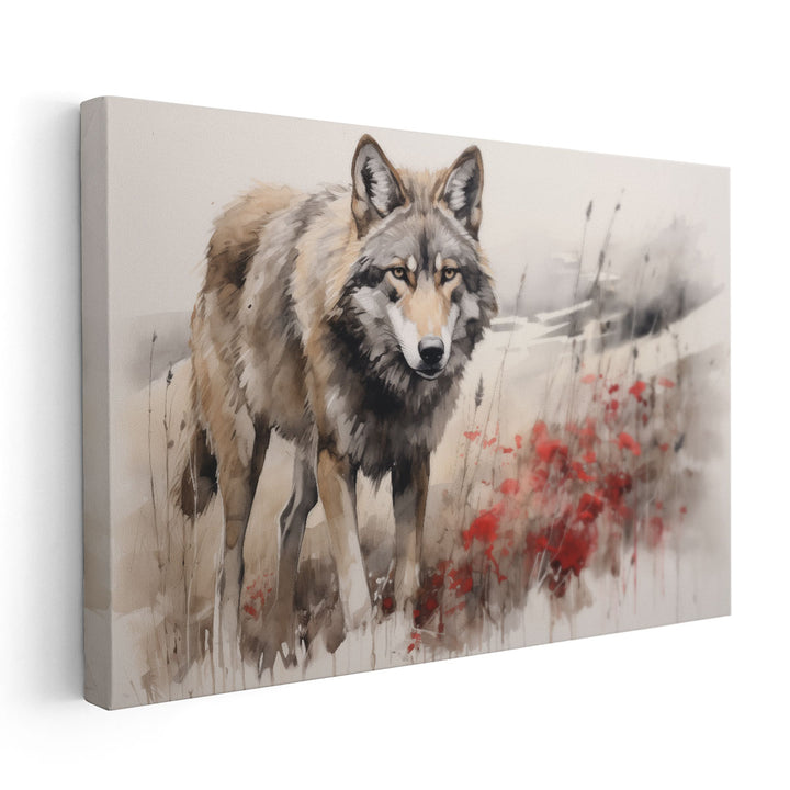 Wolf's Tale - Canvas Print Wall Art