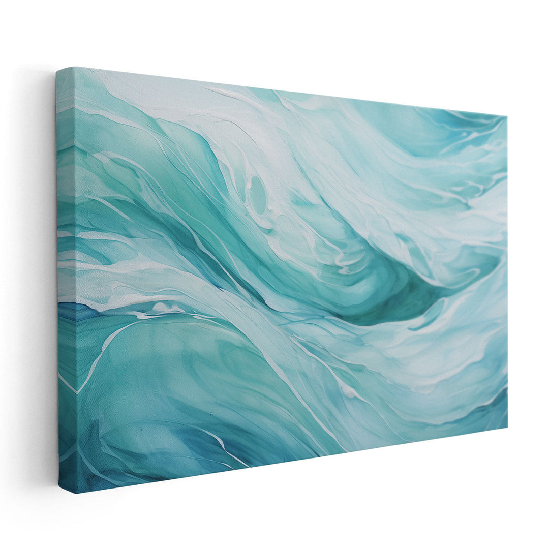 Marble Waves - Canvas Print Wall Art