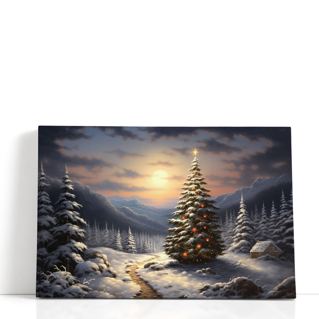 Xing Xing's Holiday Glow - Canvas Print Wall Art