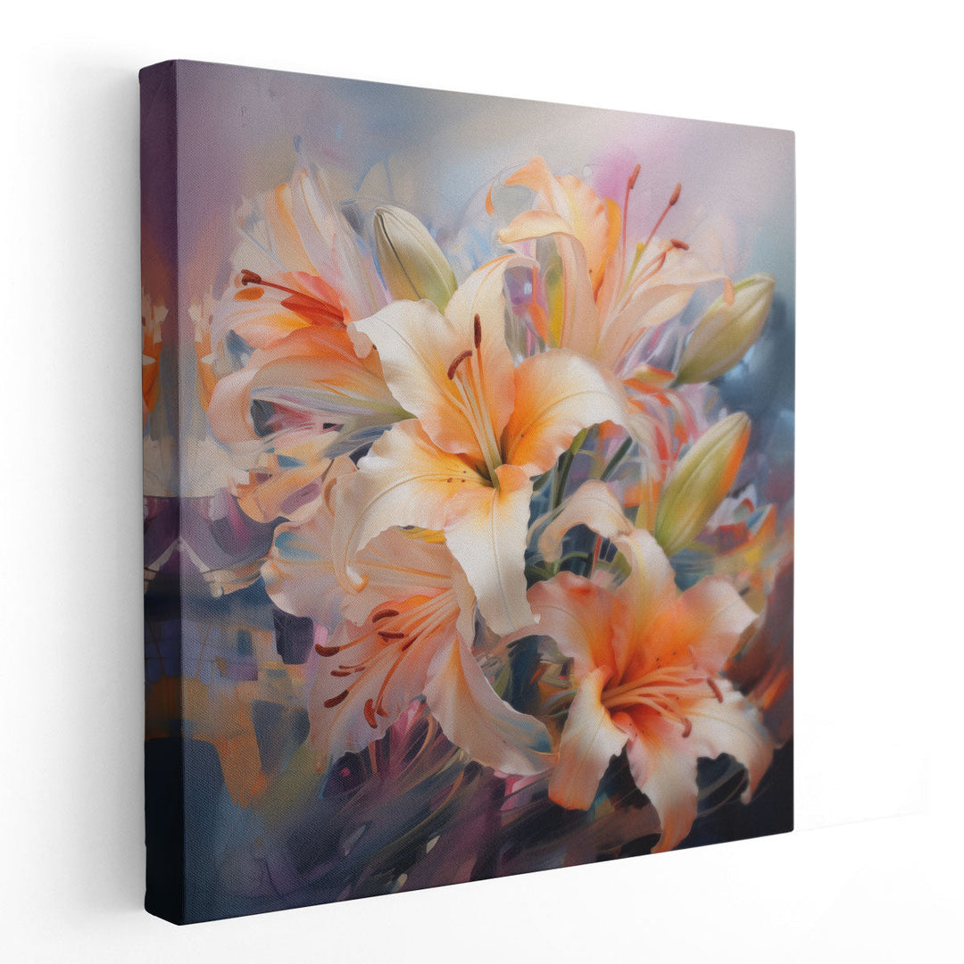 Dreamy Lily Abstraction 2 - Canvas Print Wall Art