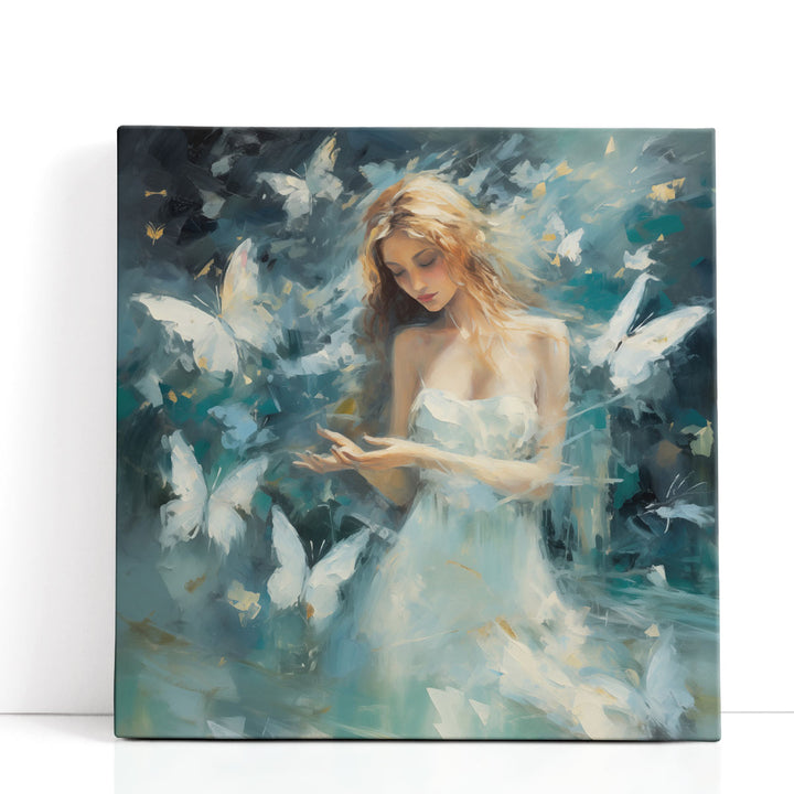 Energetic Angelic Flight - Canvas Print Wall Art