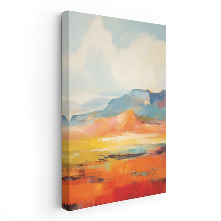 Alpine Fields - Canvas Print Wall Art