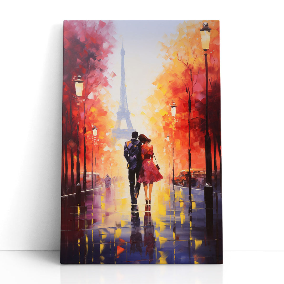 Our Paris Memories - Canvas Print Wall Art