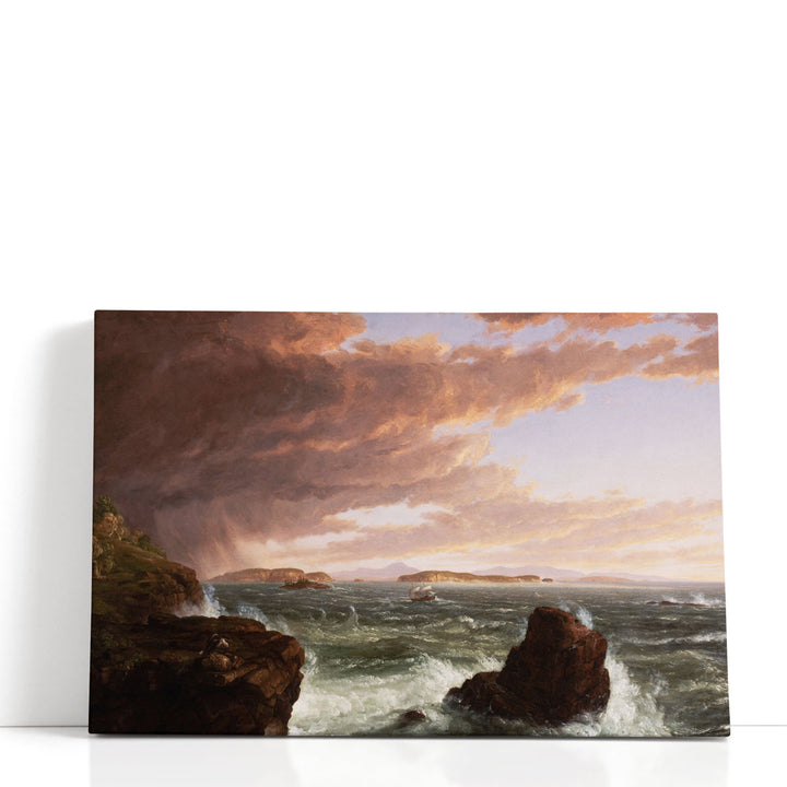 Views Across Frenchman’s Bay from Mt. Desert Island, After a Squall - Canvas Print Wall Art