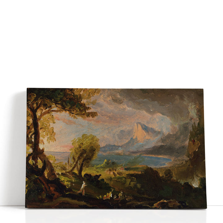 The Course of Empire, The Savage State - Canvas Print Wall Art