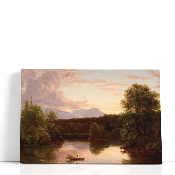 North Mountain and Catskill Creek, 1838 - Canvas Print Wall Art