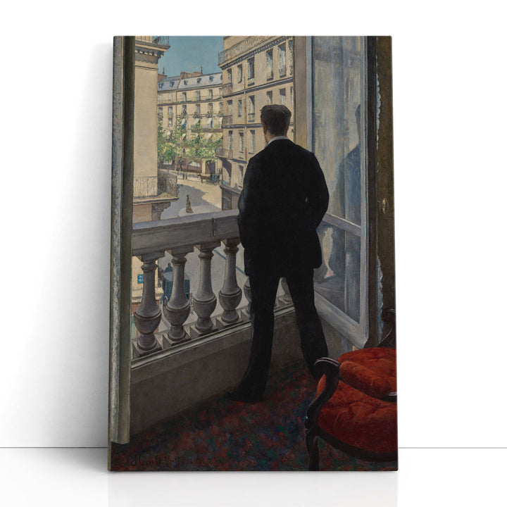 Young Man at His Window - Canvas Print Wall Art
