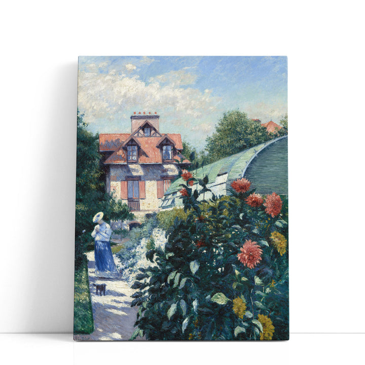Dahlias, Garden at Petit Gennevilliers, 1893 - Canvas Print Wall Art