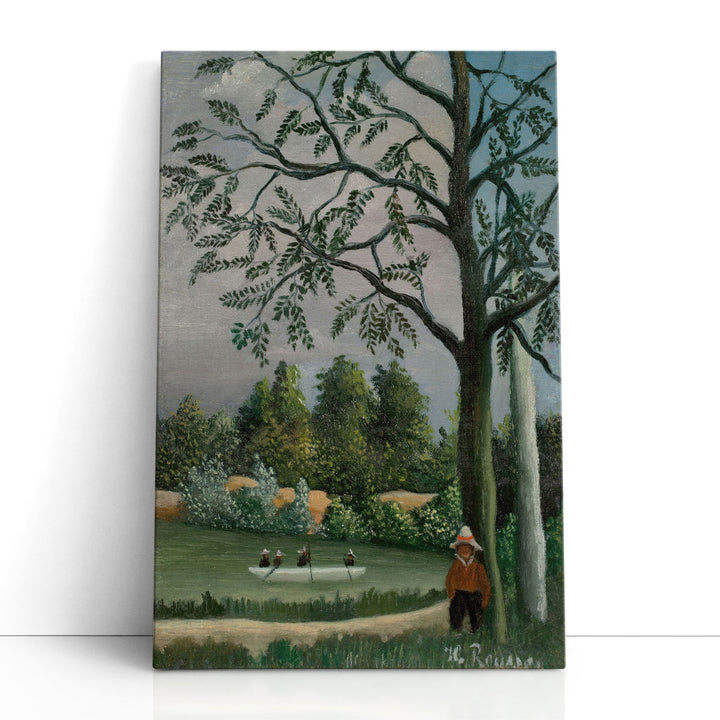 Paysage Avec des Pecheurs - Canvas Print Wall Art