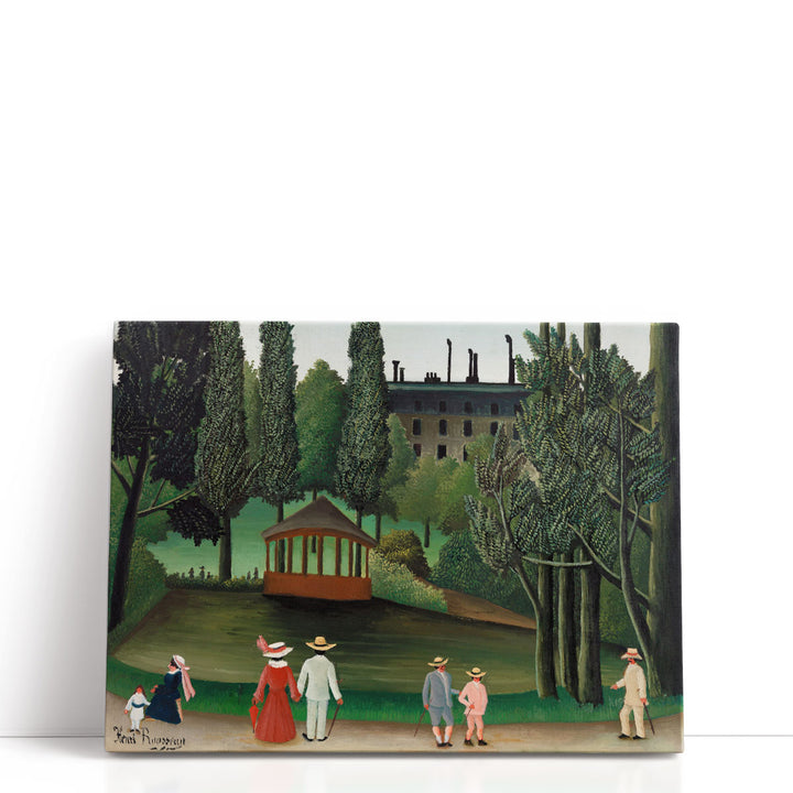 View of Montsouris Park, the Kiosk - Canvas Print Wall Art