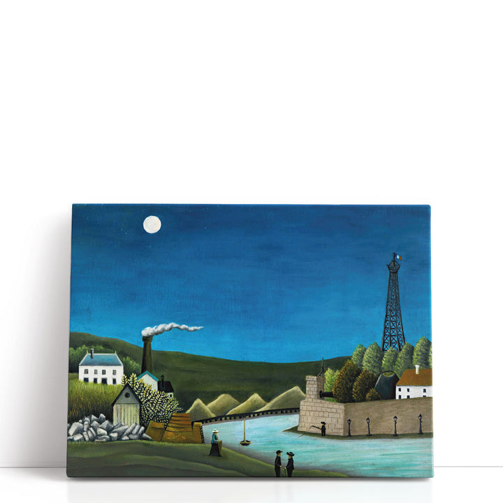 La Seine a Suresnes - Canvas Print Wall Art