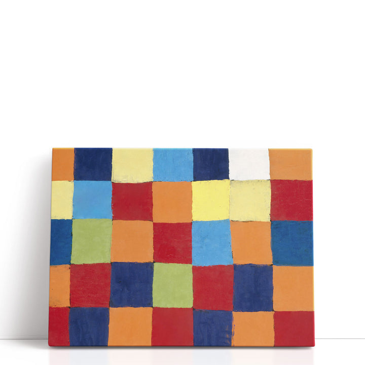 Qu 1, Color Chart - Canvas Print Wall Art