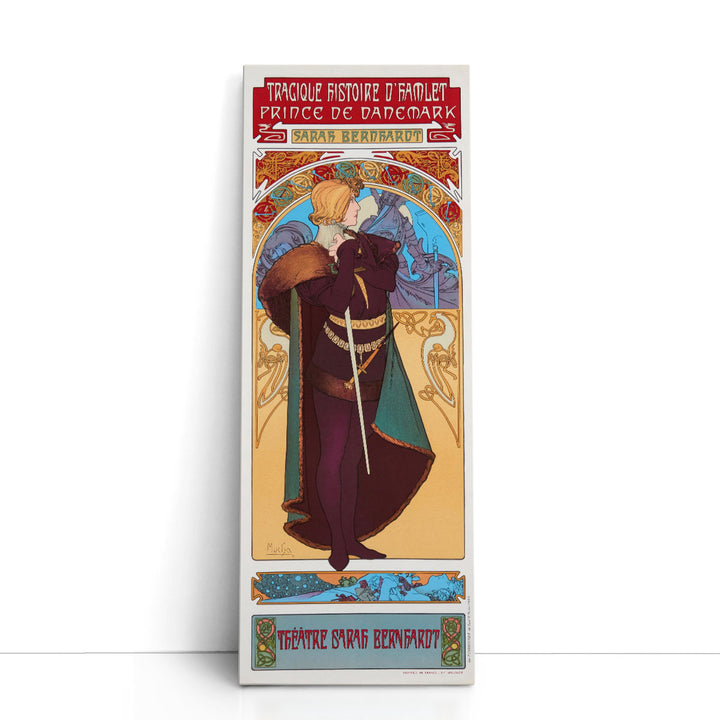 Hamlet, Theatre Sarah Bernhardt - Canvas Print Wall Art