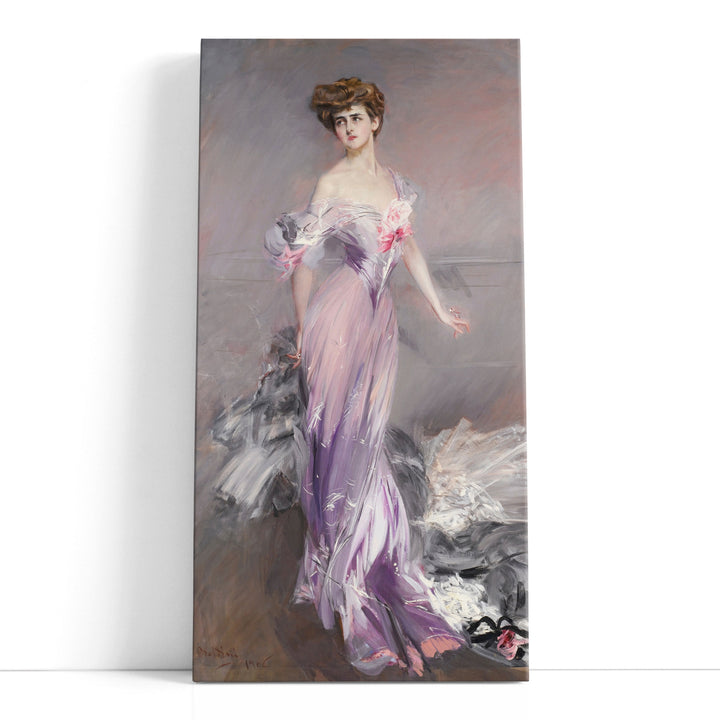 Portrait Of Mrs. Howard Johnston - Canvas Print Wall Art