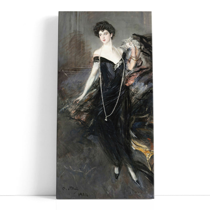 Portrait of Donna Franca Florio - Canvas Print Wall Art