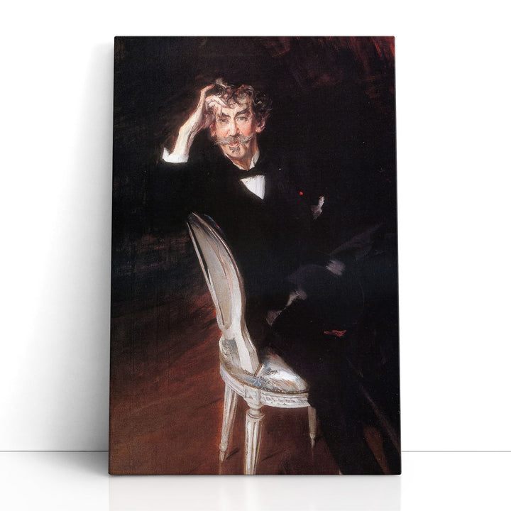 Portrait of James Abbott McNeil Whistler - Canvas Print Wall Art