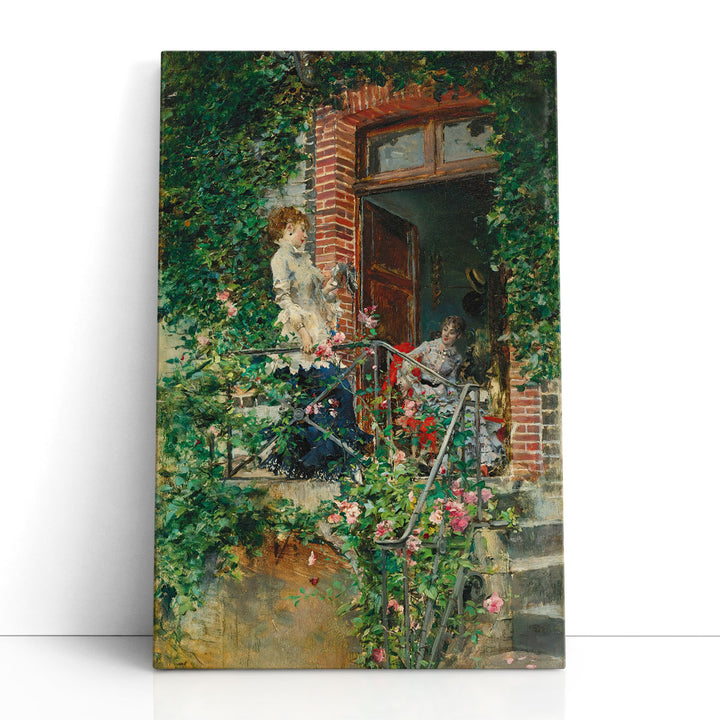 On the Terrace - Canvas Print Wall Art