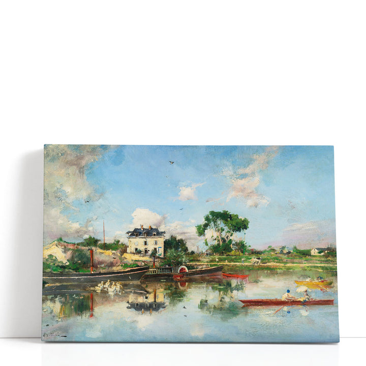 On The Seine - Canvas Print Wall Art
