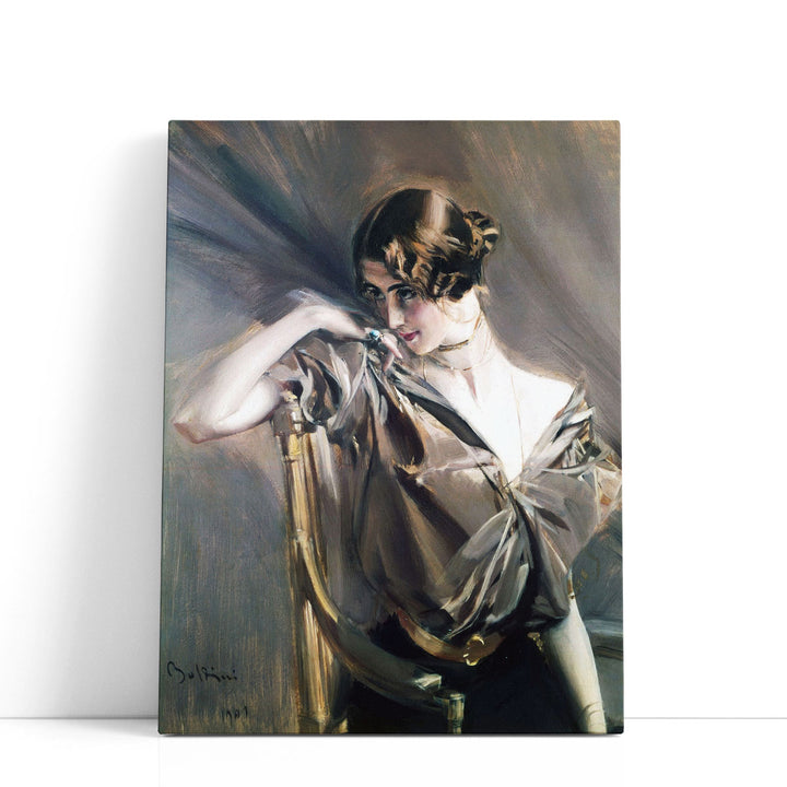 Portrait of Cleo de Merode - Canvas Print Wall Art