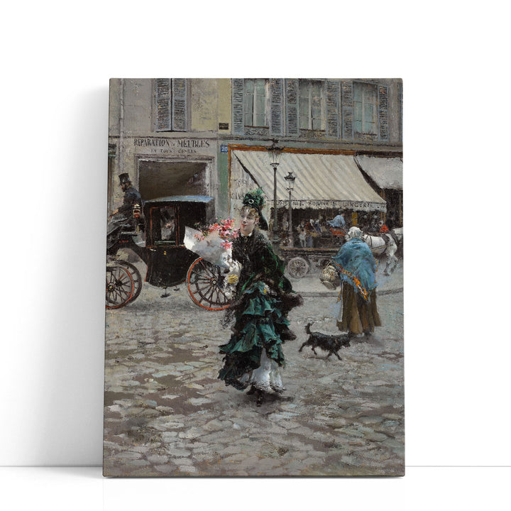 Crossing the Street - Canvas Print Wall Art