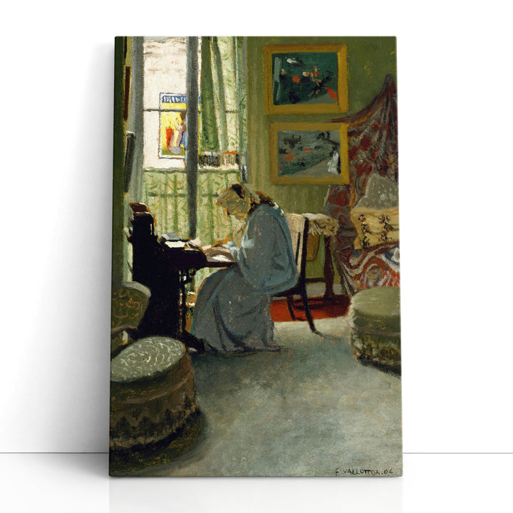 Woman Writing in an Interior, 1904 - Canvas Print Wall Art
