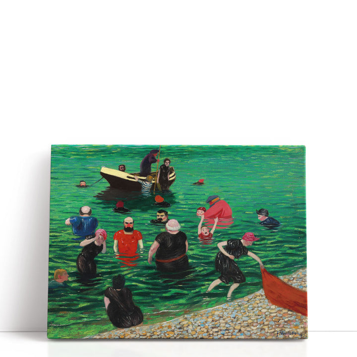 La baignade à Etretat, 1899 - Canvas Print Wall Art