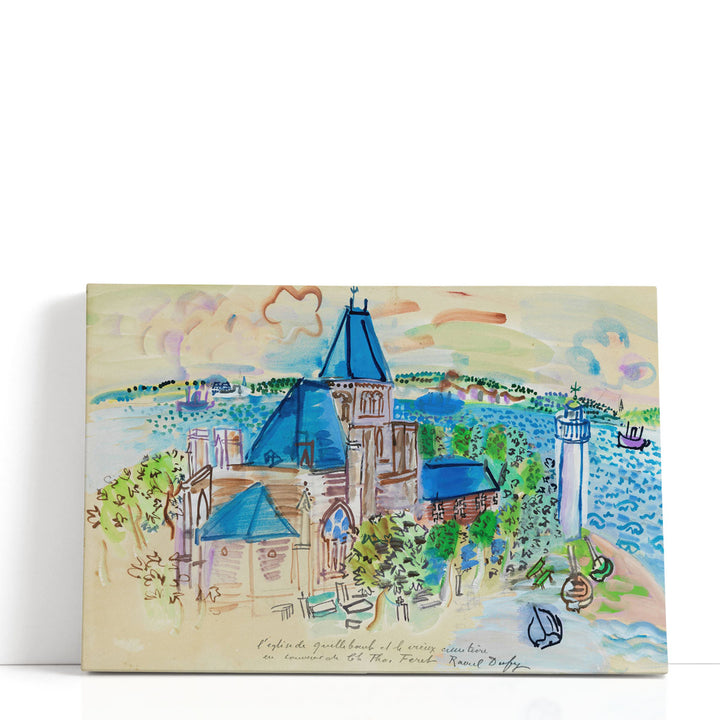 L’Église de Quillebeuf - Canvas Print Wall Art