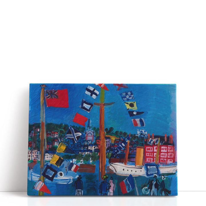 Le Bassin à Deauville - Canvas Print Wall Art