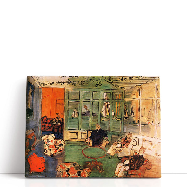 The Nautical Club with Cowes, 1936 - Canvas Print Wall Art