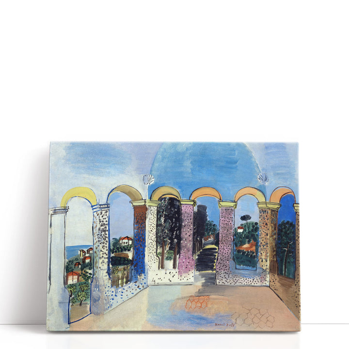 Arcades at Vallauris - Canvas Print Wall Art