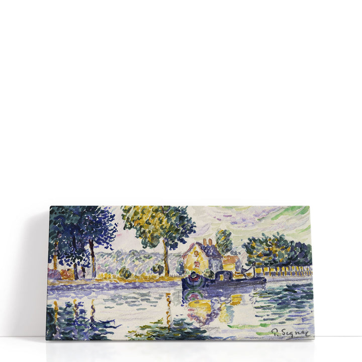 View of the Seine, Samois - Canvas Print Wall Art