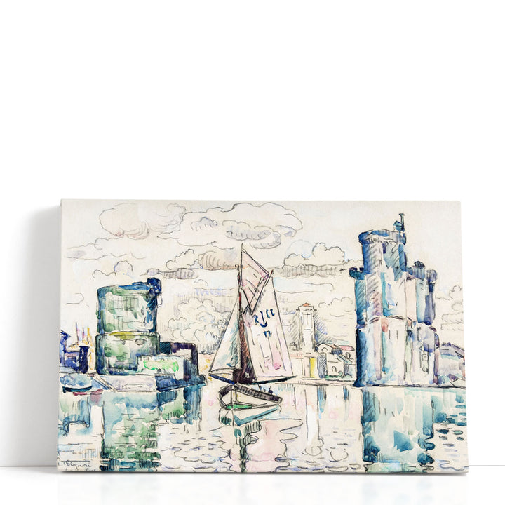 Entrance to the Harbor of La Rochelle - Canvas Print Wall Art