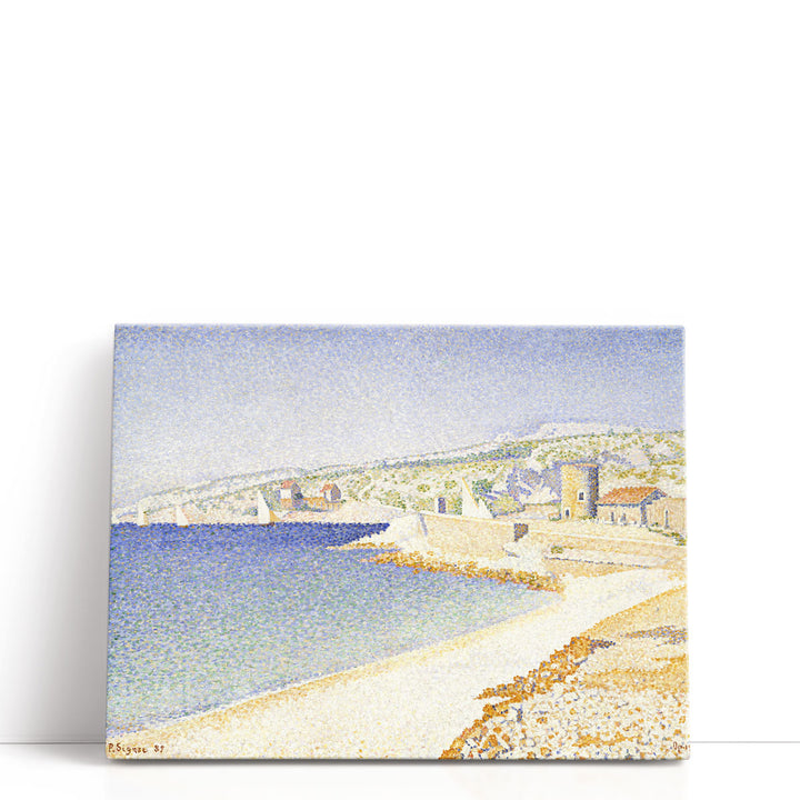 The Jetty at Cassis, Opus 198 - Canvas Print Wall Art