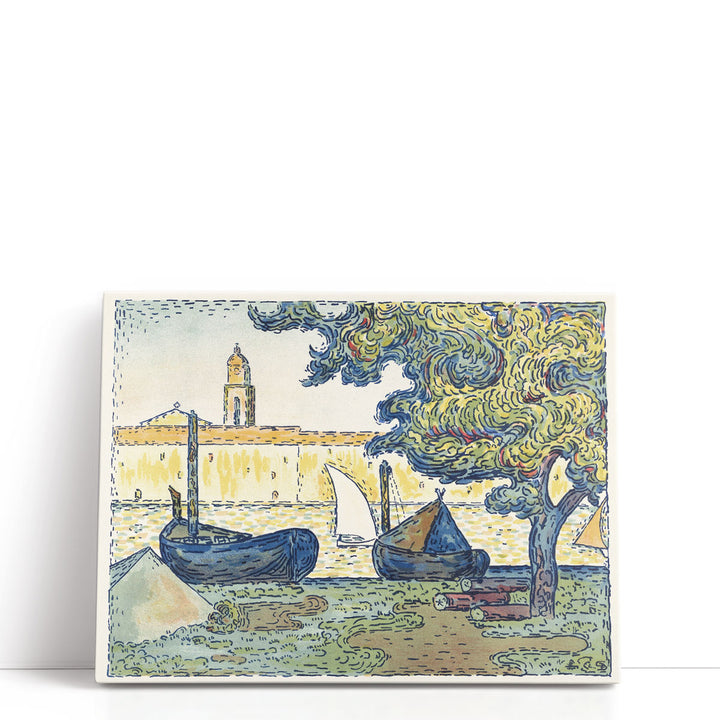 The Port of St. Tropez - Canvas Print Wall Art