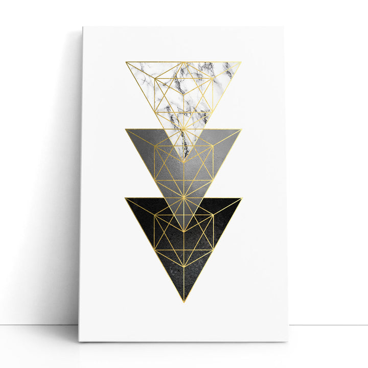 3 Triangles - Canvas Print Wall Art