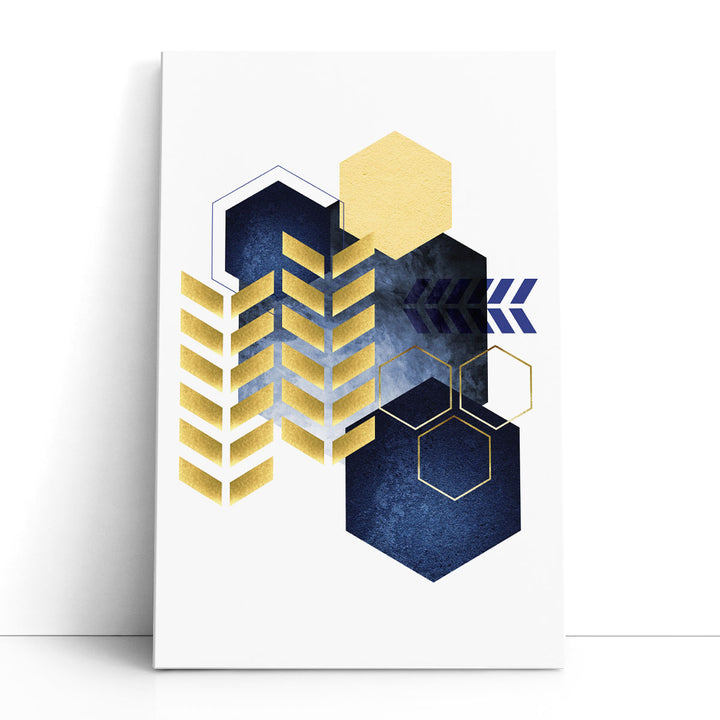 Geometric Greek Odyssey 3 - Canvas Print Wall Art
