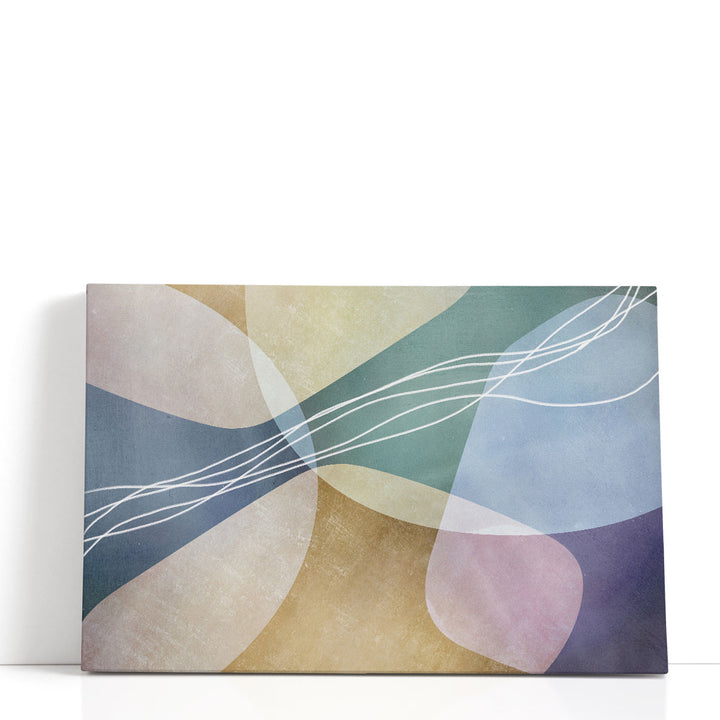 Colorful Organic Shapes 2 - Canvas Print Wall Art