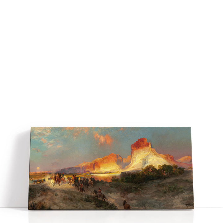 Green River Cliffs, Wyoming - Canvas Print Wall Art