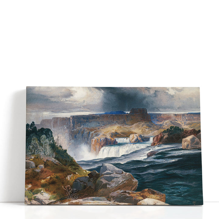 Great Falls of Snake River, Idaho Territory, 1876 - Canvas Print Wall Art