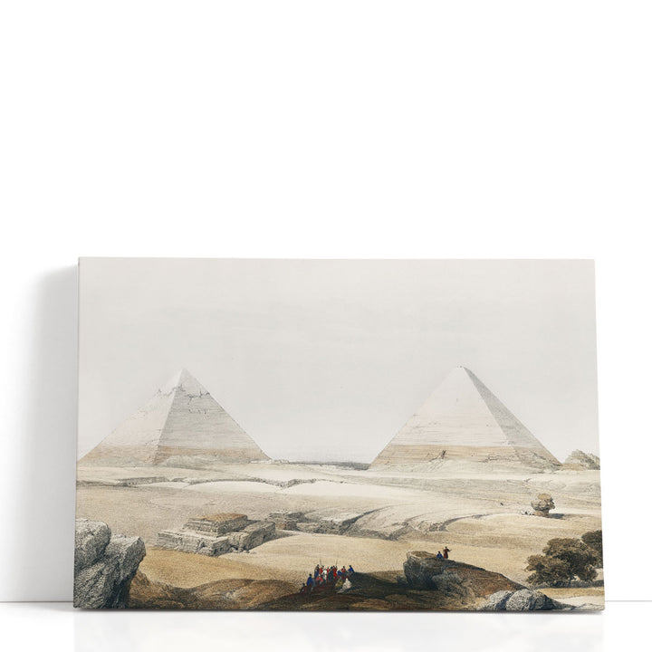Pyramids of Geezeh - Canvas Print Wall Art
