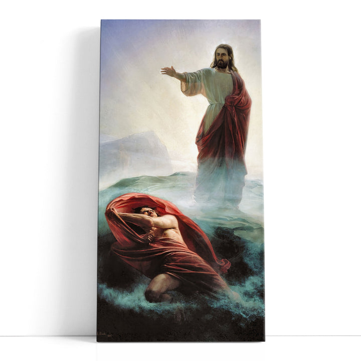Denying Satan - Canvas Print Wall Art