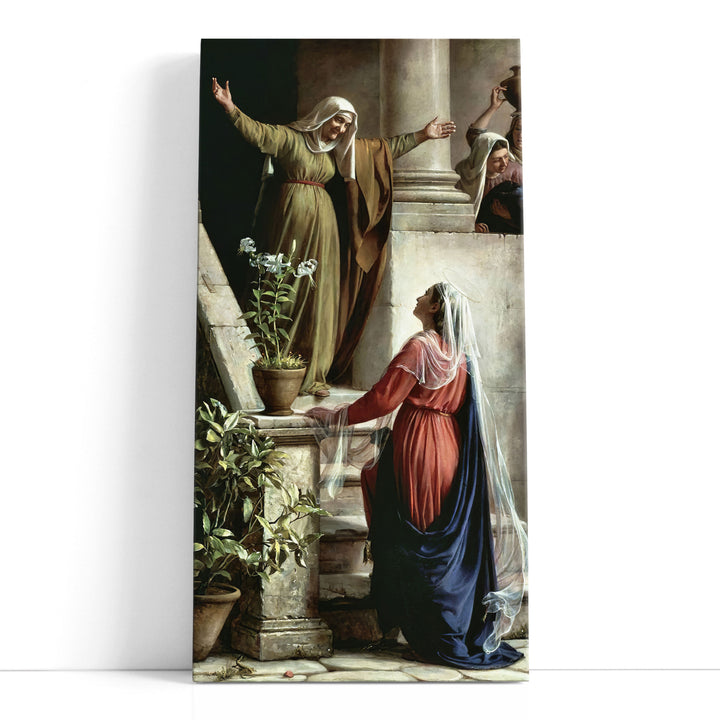 Mary and Elizabeth - Canvas Print Wall Art